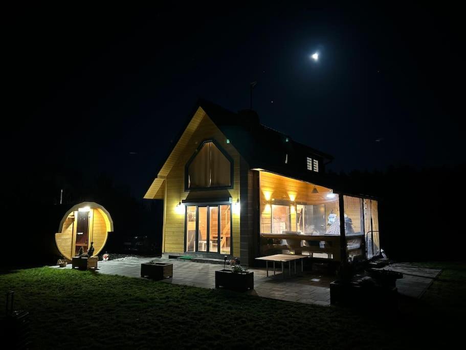 Villa Dom Male Mazury Drozdowo Exterior foto